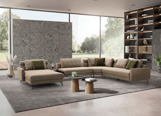 Ares - Sofa Landschaft mit Tischelement