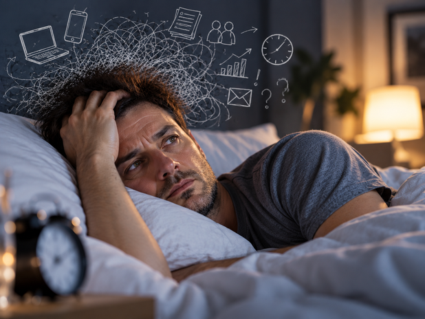 Schlaf & Stress: Erholsamer schlafen