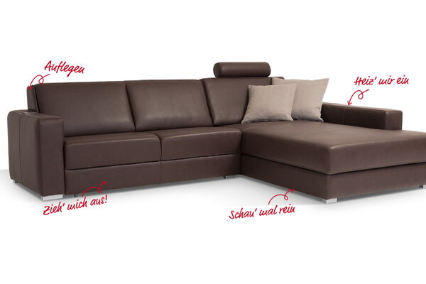 easy® Schlafsofa – die planbare Schlafcouch mit patentierter Bettfunktion