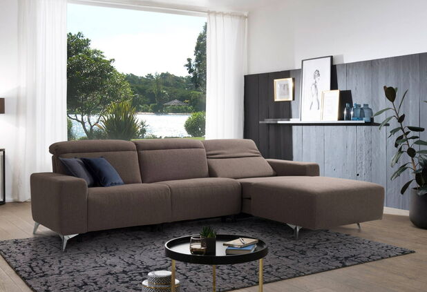 ROCCO - Relax-Liegesofa, Longchair und elektrische Schlafbank in einem System
