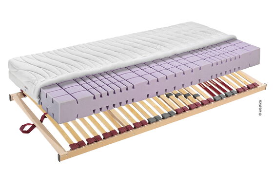 Elastica SET Ergonomic 19 - Matratze Ergonomic 19+ Lattenrost Super FIX