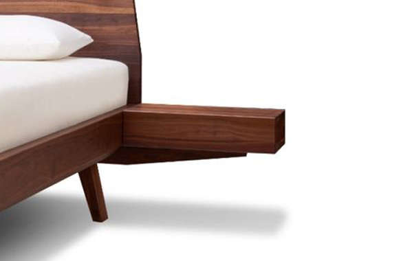 Nachtkästchen mit Schublade für Massivholzbett ELBA EL40